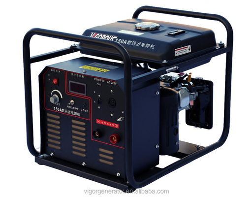 Gasoline Engine Welder Generator 100%Copper Portable Generator 4KW QT150-AF