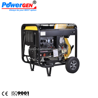 With 2 operating modes! ! ! 180A Max Diesel Engine 10HP Diesel Generator 5KW Portable Welding Welding Machine BDGW7500E